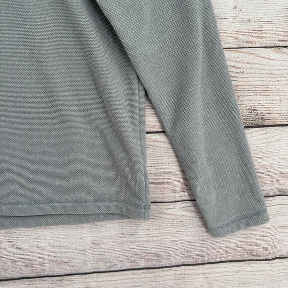 The North Face Textured Cap Rock 1/4 Zip Fleece Pullover Men's Size S Gray - Picture 6 of 14